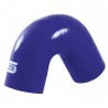 Codo Silicona Silicon Hoses 135° 38mm Azul