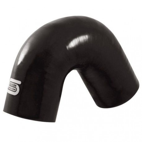 Codo Silicona Silicon Hoses 135° 35mm Negro