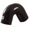 Codo Silicona Silicon Hoses 135° 35mm Negro