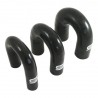 Codo Silicona Silicon Hoses 180° 30mm Negro
