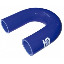 Codo Silicona Silicon Hoses 180° 30mm Azul