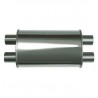 Intermediario Inox  Diámetro 2x60mm / Longitud 520mm / 360x230x140