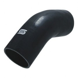 Codo Silicona Silicon Hoses 45° 25mm Negro