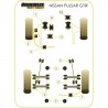 Silemblock Powerflex Black Trapecio Delantero Nissan Sunny GTiR (2 Piezas)