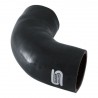 Codo Silicona Silicon Hoses 90° 70mm Negro