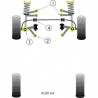 Silemblock Powerflex Brazo Superior Delantero Audi A4 (4 Piezas)