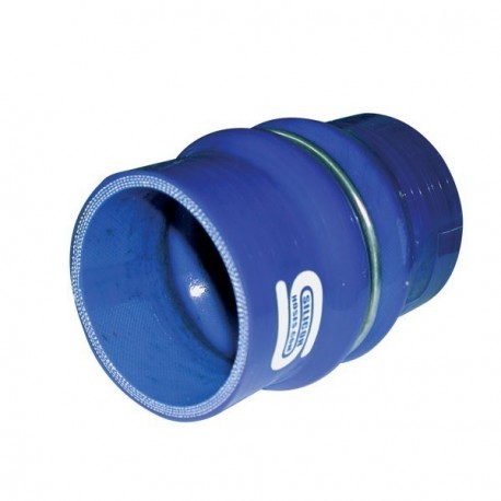Acoplador Flex Silicono Silicon Hoses 89mm Longitud 100mm Azul