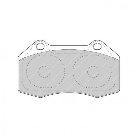 Pastillas de Frenos Ferodo DS Uno Delante Megane RS Pinza Brembo