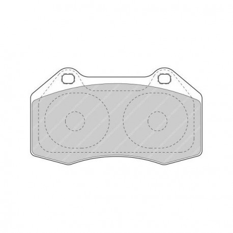 Pastillas de Frenos Ferodo DS Uno Delante Megane RS Pinza Brembo