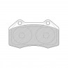Pastillas de Frenos Ferodo DS Uno Delante Megane RS Pinza Brembo