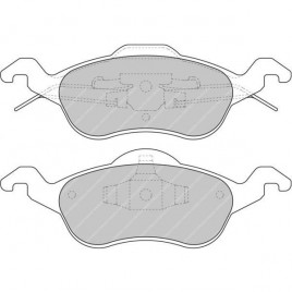 Pastillas de Frenos Ferodo DS2500 Delante Ford Focus 2.0 16V 08/98+
