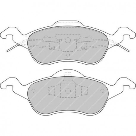 Pastillas de Frenos Ferodo DS2500 Delante Ford Focus 2.0 16V 08/98+