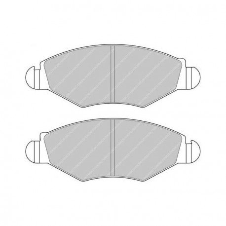 Pastillas de Frenos Ferodo DS2500 Delante Peugeot 206 16/20 S16