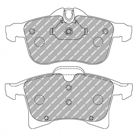 Pastillas de Freno Ferodo DS25 Delantero Opel Astra H