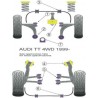Silemblock Powerflex Trapecio Delantero Audi TT 2WD / 4RM (2 Piezas)