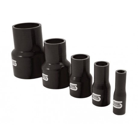 Reductor Derecho Silicono Silicon Hoses 19-13mm Negro