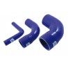 Codo Reductor Silicona Silicon Hoses 35-30mm 90° Azul