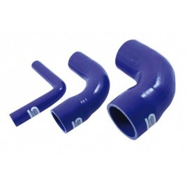 Codo Reductor Silicona Silicon Hoses 76-60mm 90° Azul