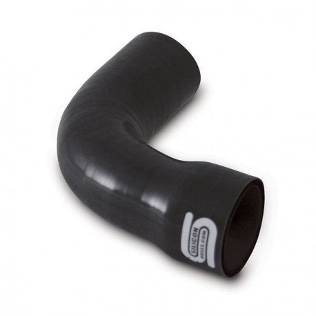 Codo Reductor Silicona Silicon Hoses 76-70mm 90° Negro