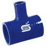 T Silicona Silicon Hoses 38mm + Tubo 25mm Azul