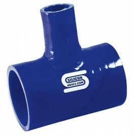 T Silicona Silicon Hoses 51mm + Tubo 25mm Azul