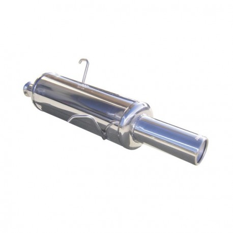 Terminal Escape Inox RMS Peugeot 206 2.0 16V Después 1999 1x80mm