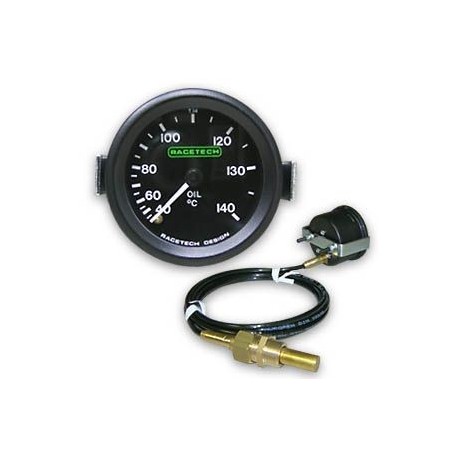 Manómetro Racetech Temperatura Agua 140°C 52mm 1.78m Iluminado