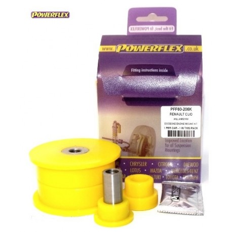 Silemblock Powerflex 2 Soportes Motor Renault Clio 16s / Williams