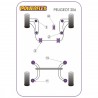 Silemblock Powerflex Trapecio Delantero Delantero Peugeot 206 (2 Piezas)