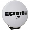 Faro Cibié OSCAR LED negro 180mm de largo alcance 12 / 24V