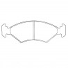 Pastillas de Freno CL Brakes RC6 Delantero