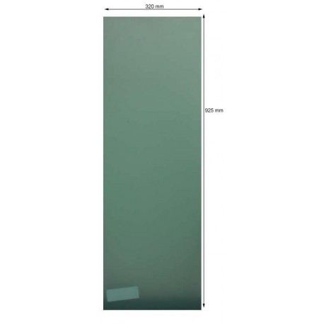 Placa de Protección Interior Aleta Grosor 2 mm Dimensiones 925X320 Azul