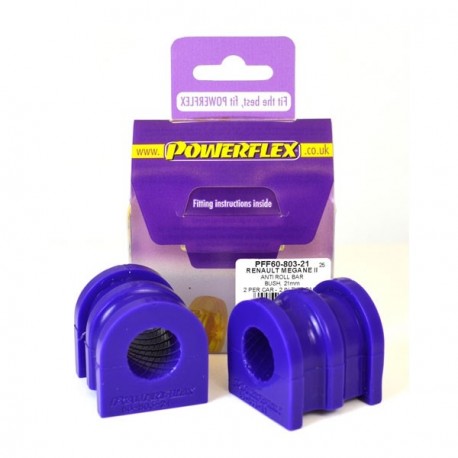 Silemblocks POWERFLEX Estabilizadora Delantero 21mm Renault Mégane 2 RS 225 R26 (2 Piezas)