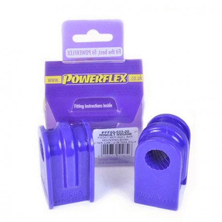 Silemblocks POWERFLEX Estabilizadora Delantero 20mm Renault Mégane 2 RS 225 R26 (2 Piezas)