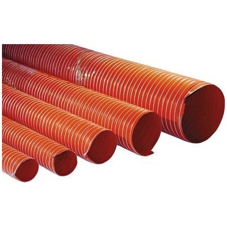 Funda V9 Silicona Silicon Hoses 250°C 83mm Naranja -1m