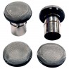 Rejilla Weber para trompetas 45mm Negro (la pieza)