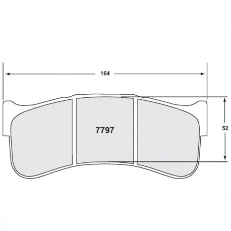 Pastillas PFC 7797 13 29mm Ferrari 360/430