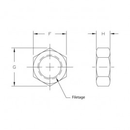 Rotule Compét. Femelle 10mm / 1.25mm