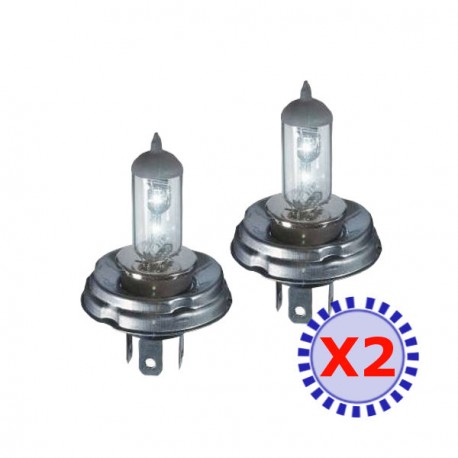 Pack por 2 Lámpara / Bombilla H4 CE 130W 12V