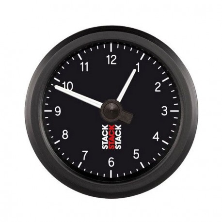 Reloj Stack Analógico Fondo Negro Manómetro