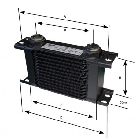 Radiador Aceite Setrab 7 Filas M22x150