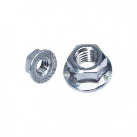 Tuerca Hexagonal con Base Dentada M8