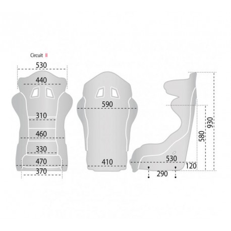 Asiento Baquet Sparco Circuit II QRT FIA