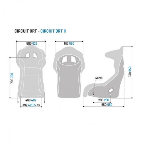 Asiento Baquet Sparco Circuit QRT 