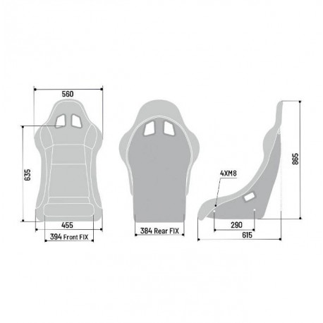 Asiento Baquet Sparco REV QRT