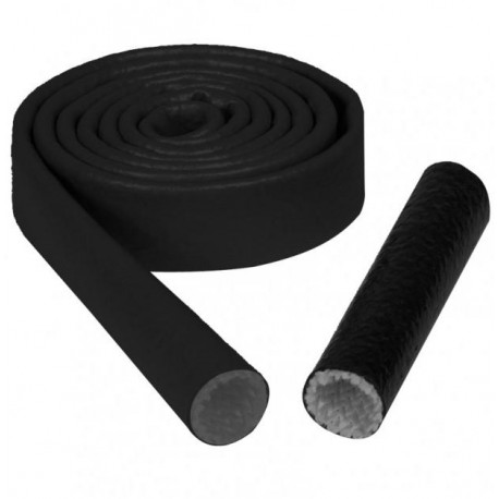 Tubo Térmico Silicona Negro Diámetro 32mm Longitud 1m