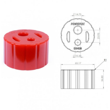 Silent-Block Escape Universal Longitud 65.17mm