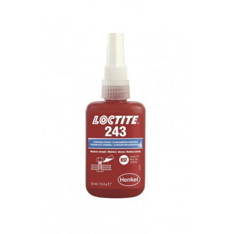 Fijador De Roscas Medio Loctite 243 50ml