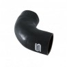 Coude Silicone Silicon Hoses 90° 127mm Noir
