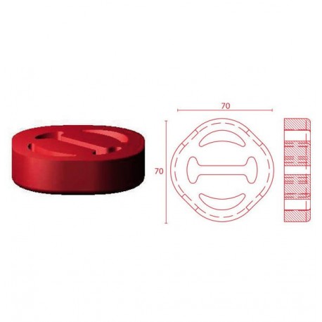 Silemblock Powerflex Escape 70/70mm